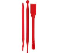 Modelling Tool, L: 14,5 cm, red, 3asstd