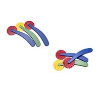 Modelling tools | Dough cutting wheels | Children's dough modelling tools | Pack of 6 plain & patterned