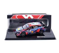 MODELLINO IN SCALA COMPATIBILE CON HYUNDAI i20 N WRC N.2 RALLY MONTE CARLO 2022 SOLBERG/EDMONDSON 1:43 IXO MODEL RAM837