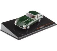 MODELLINO IN SCALA COMPATIBILE CON JAGUAR E-TYPE 1963 GREEN 1:43 IXO MODEL CLC485