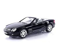 MODELLINO IN SCALA COMPATIBILE CON MERCEDES SL 500 2003 BLACK 1:18 NOREV NV183840