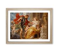 Modello By Peter Paul Rubens Classic Painting Framed Print | A3 Oak Framed Wall Art | Ready to Hang | Classic Historical Picture | Living Room Bedroom Lounge Office