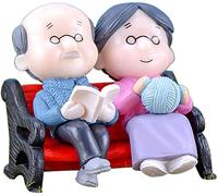 Modelo de Banco, Mini Parque Bench, Abuelo, Abuela, Model en