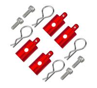 Models Upgrades Parts For Tamiya CW01 For Lunch Box Chassis 1/12 CW01 Aluminum Body Mounts Car Shell Fixing RC Car Upgrades Parts(Red)
