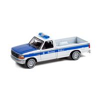 ModelToyCars Boston Police Department 1995 Ford F-250 Pickup Truck, White and Blue - Greenlight 42980C/48 - 1/64 Scale Diecast Model Toy Car