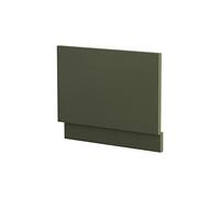 Modena Straight Bath MDF End Panel 800mm - Satin Green