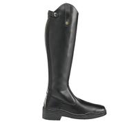 Modena Synthetic Extra Wide Long Boots Brogini Black 4.5