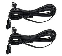 Modengzhe 2 Pcs EL Wire Quick Connect Extension Cable for Neon Lights Battery Pack, 6.6 Ft