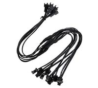 Modengzhe 5 Pcs 2-Way EL Splitter Cable, One Male to Dual Female EL Wire for Neon Lights Battery Pack, 14.9 Inches