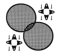 Modengzhe Metal Speaker Grill Cover,10 Inch Subwoofer Grill Protective for Car Speaker Home Audio,Pack of 2