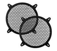 Modengzhe Plastic Speaker Grill Cover,8 Inch Subwoofer Grill Protective for Car Speaker Home Audio,Pack of 2