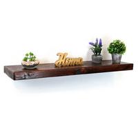 Moderix Wooden Reclaimed Floating Shelf 7" 170mm - Colour Walnut - Length 70Cm