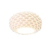 Modern 1-lights White Petal Ceiling Light Fixture Semi Flush FLOWER SHAPE Ceiling Lamp Acrylic Shade For Bedroom Hallway Kitchen Stair-White 30x20cm(12x8inch) (White 45x22cm(18x9inch))
