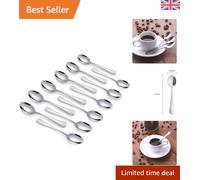 Modern 12-Piece Stainless Steel Mini Spoons Set - Dishwasher Safe & Stylish
