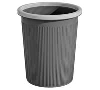 Modern 13 Gallon Step-on Trash Can For Kitchen, Office, Bathroom - Large Capacity Waste Bin With Odor Control, Stylish Design, Hands-free Operation grey Medium 12L