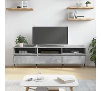 vidaXL TV Cabinet Concrete Grey 150x30x44.5 cm Engineered Wood