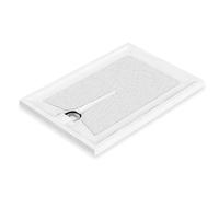Modern 1800 x 700 mm White Rectangular Shower Tray Non-Handed