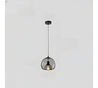 Modern 2-Pack Smoked Gray Glass Pendant Lights Stylish Globe Chandelier for Kitchen Island Bedroom Living Room Entryway Hallway - Creative Lighting Solutions