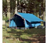 Camping Tent 2-Person Lightweight Patio Dome Blue Waterproof vidaXL