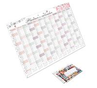 Modern 2026 English Wall Hanging Calendar with Thick Tear Resistant Paper Perfect for Language Practice Home Decoration Wall Organizers Schedule Planner Calendar