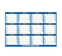 Modern 2026 English Wall Hanging Calendar with Thick Tear Resistant Paper Perfect for Language Practice Home Decoration Wall Organizers Schedule Planner Calendar