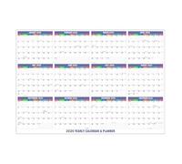 Modern 2026 English Wall Hanging Calendar with Thick Tear Resistant Paper Perfect for Language Practice Home Decoration Home Daily Planner Calendar