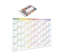 Modern 2026 English Wall Hanging Calendar with Thick Tear Resistant Paper Perfect for Language Practice Home Decoration Wall Organizers Schedule Planner Calendar