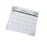 Modern 2026 English Wall Hanging Calendar with Thick Tear Resistant Paper Perfect for Language Practice Home Decoration Office Home Decors Daily Planner Calendar