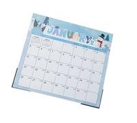 Modern 2026 Wall Planner English Practice Thick Tear-Resistant Paper Design School Classroom Home Decors Daily Planner Calendar