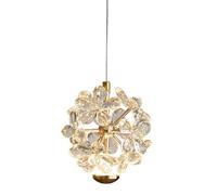 Modern 3-Color Lights French Bedside Crystal Mini Hanging Lamp Ceiling Crystal Chandeliers for Dining Room Bedroom Kitchen Island Foyer Farmhouse Bathroom Indoor Decor/a Style