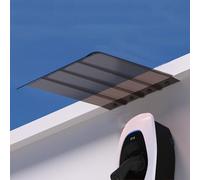 Modern 3mm Polycarbonate Door Canopy - Sun & Rain Protection - Elegant Design - 50x210 cm - Weather Resistant Awning for Home Entrance