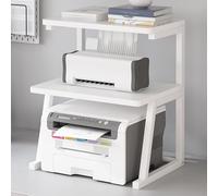 Modern 3Tier Media StandOn Storage Audio Rack for Home Theater & Stereo White AV Tower Cabinet 43.6"x36"x63" Stylish FloorStanding Design rfect for Living Room