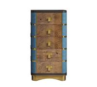 Modern 5-Drawer Chest of Drawers with Stainless Steel Base - Stylish Storage Dresser for Bedroom Large Capacity Furniture Solution for nizing Clothes and Essentials