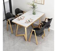 Modern 5-Piece Dining Set with Upholstered Chairs, Space-Saving Design for Small Spaces, Compact Furniture Solution, Stylish and Functional Dining Room Essential
