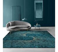 Modern 80x160 cmEle Light d & Dark Emerald Green Lines Living Room CarpetContemporary Home DecorSoft Tappeto