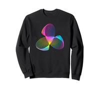 Modern Abstract Art Geometric Geometry Pattern Spirograph Sweatshirt