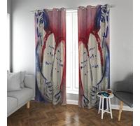 Modern Abstract Blackout Curtains Moses with Tablets of Stone Famous Painting Prints Curtains Thermal Insulated for Living Room Bedroom Decor W42xL84in 2 Panels
