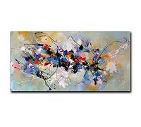 Modern Abstract Colorful Decoration Prints On Canvas Pictures Large - Painting Print on Canvas Colorful Wall Art Posters and Prints Pictures 50x100cm Frameless