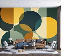 Modern Abstract Geometric Circle Shape Wallpaper Photo Wall Mural Home Bedroom Decoration Wall Covering 450 × 315 Cm