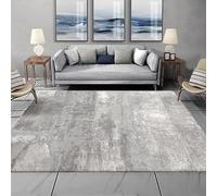 Modern Abstract Gray Area Rug 180x270 cmShort Pile Neutral Colors for Living Room & Guest Room Décor Contemporary Design Soft Texture Easy to Clean