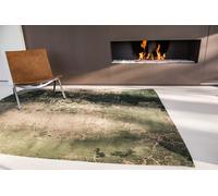 Modern Abstract MAD MEN CRACKS DARK PINE 8723 Green's Louis de Poortere Deco Rug