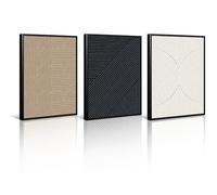 Modern Abstract Pictures Wall Art Boho Neutral Canvas Wall Art Minimalist Line Wall Decor Beige Black Brown Artwork Abstract Modern Painting Prints for Living Room Bedroom 16x24 Inch Framed Set of 3