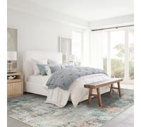 Modern Abstract Rugs 200x290cm, Large Washable Area Rug for Living Room, Non Slip Modern Carpet for Bedroom, Short Pile Foldable Carpet, Colorful