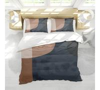 Modern Abstract Shapes Duvet Cover Sets Microfiber Soft Breathable 3 Pieces Bedding Irregular Geometric Pattern Quilt Cover All Seasons Emperor