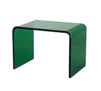 Modern Acrylic End Table - Clear Sofa Side Table Small Display Riser for Living Room & Bedroom Chic Coffee Table for Home Décor Versatile Accent Furniture