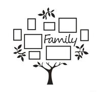 Modern Acrylic Family Tree Picture Frame Unique Wall Decor to Capture Life's Precious Moments