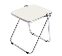 Modern Acrylic Folding Side Table - Versatile Cact Fur for Living Room Bedroom Kitchen - Gray Folding Desk & Serving Table