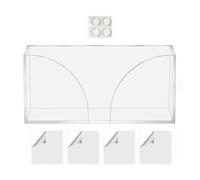 Modern Acrylic Napkin Holder Kitchens Countertop Nonslip Base Multifunctional for Cafe Pubs Open Type Paper Towel Shelf