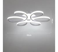 Modern Acrylic Petal LED Semi Ceiling Light