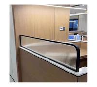 Modern Acrylic Room DividerLow Stripe Partition for Dining Rooms Offices Restaurants & BarsStylish Separator for Contemporary Spaces